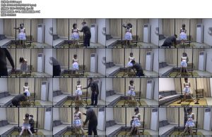 [新月原创] 琳媚白丝LOLITA吊绑棒棒的被站立强G的忍耐到最后还是腿软屈服了-丝依依