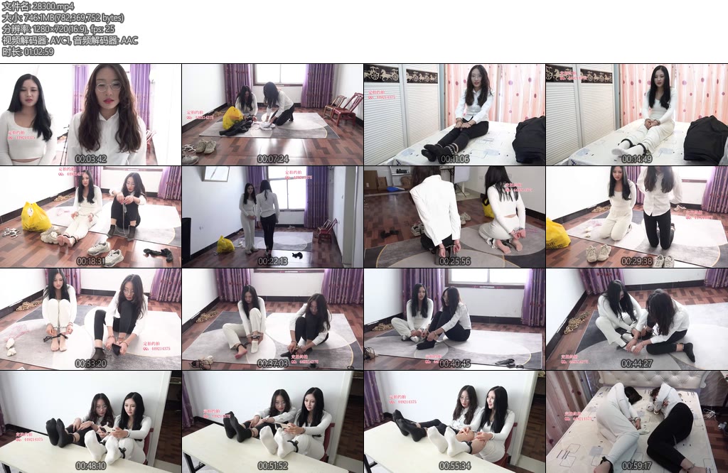 [子衿原创] 妍如小雅剧情抓捕审判关押大量聊天相互挠痒-丝依依