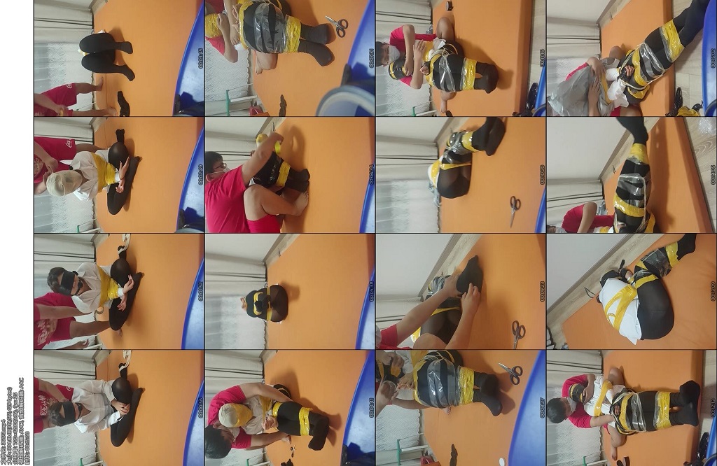 [旺仔原创] 胶带控的福利胶带猛猛缠窒x疯狂调教生气崩溃-丝依依