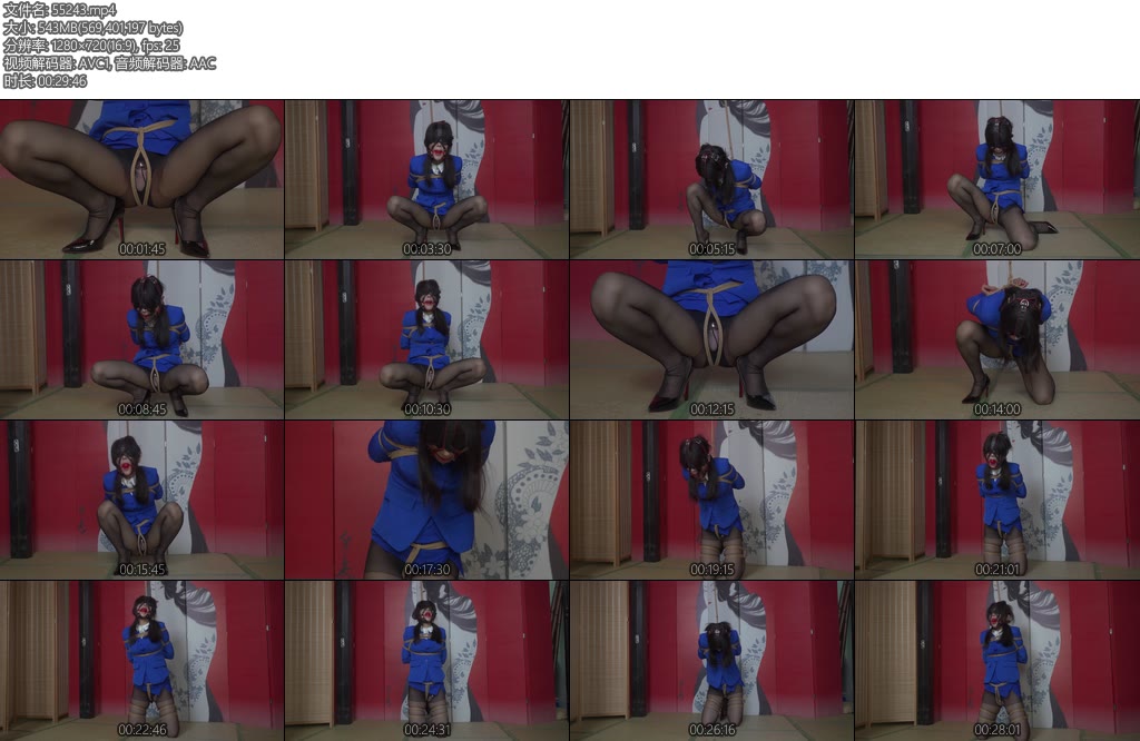 [象人原创] 小0空姐制服小玩具放置-丝依依