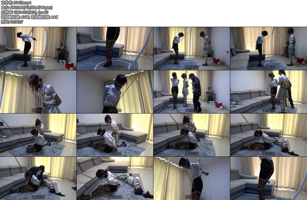 [新月原创] 红豆雪莹同好定拍吊绑股绳互相拉扯连缚跳跃挣扎解缚工作室两个身材极品妹子联动-丝依依