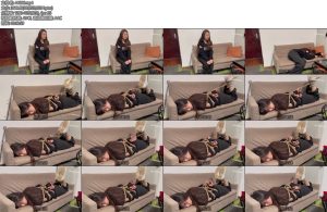 [龙飞原创] 新人大学生剧情应聘白酒销售被黑公司迷云捆绑驷马-丝依依