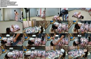 [束缘阁] 女M潇潇体验五花紧绑，镣铐铁链捆绑调教-丝依依