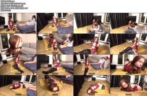 [欧美绳艺] Holographic Bondage Spectacle Glitched Gagged and Hogtied-丝依依