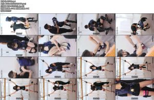 [惩戒学园] 惩戒女（上）皮衣女J惨被逆袭强制高跟高跟绿豆磨脚罚站调教SP条弹攻击美艳女J沦为玩物-丝依依