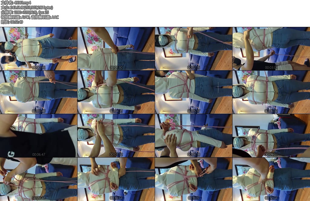 [墨色原创] 教程日式捆绑教程-丝依依