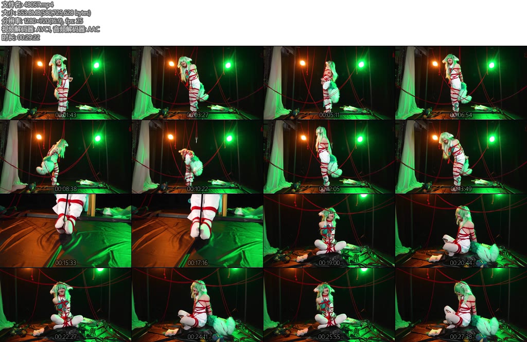 [叶沫沫] 感官剥夺2025捆绑放置挣扎Cos系列第四集霍霍-丝依依