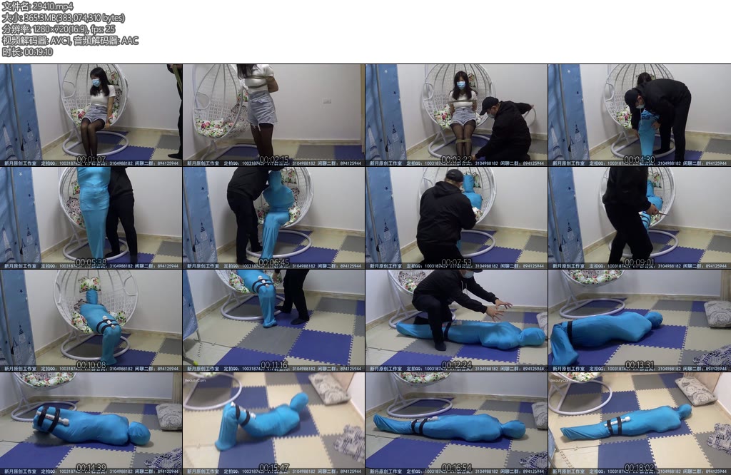 [新月原创] 佳怡捆绑全包棒子的完美组合对这个女孩来说是不是太刺激了-丝依依