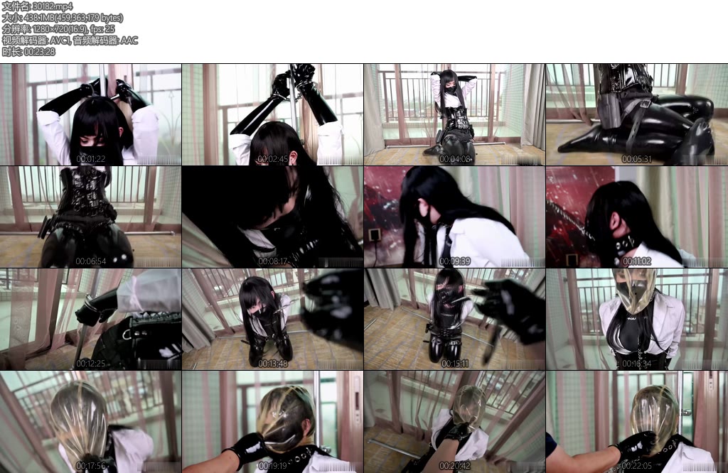 [FSS原创] 武装女战士（2）之拷问pov视角装置拘束放置调教窒吸调教武装JK呼吸抑质手铐乳胶DID逃脱挑战-丝依依