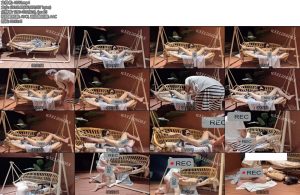 [欢乐谷] 秋千上的X_X式玩具固定要命强高 足jiao完过后，接下来被测底固定在了秋千上-丝依依