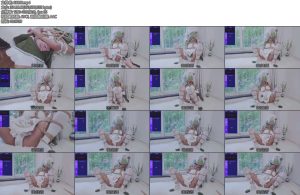 [亚洲绳艺] 草神女仆装COS捆绑遥控振动器M开腿口球窗台紧缚捆绑-丝依依