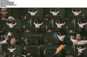 [欧美绳艺] Agent Dina in a trap Nylon foot tickling in stocks-丝依依