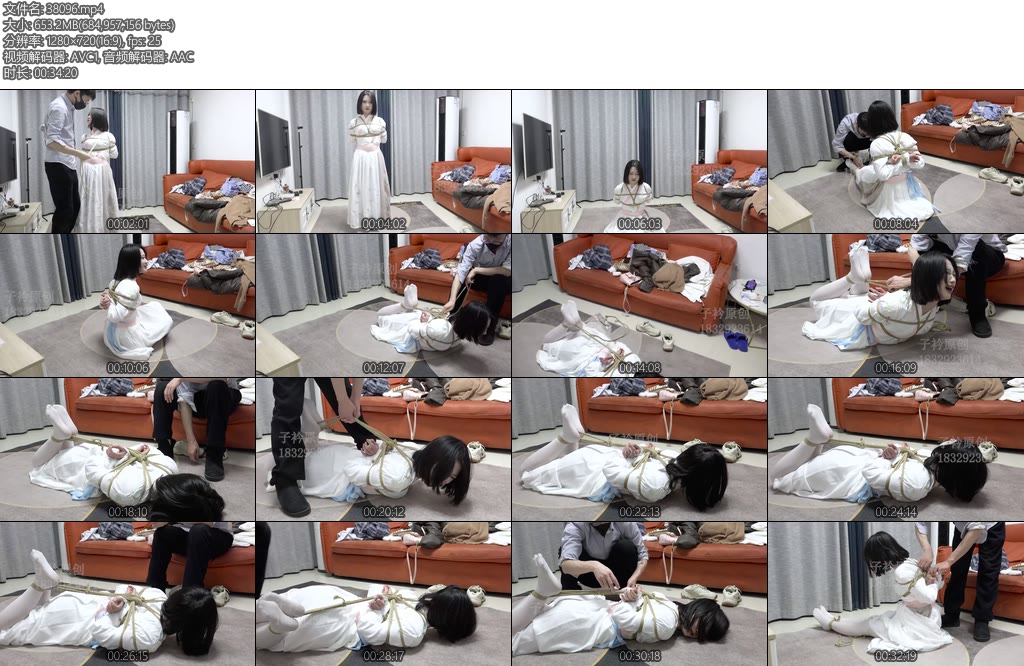 [子衿原创] cici汉服白丝袜驷马TK挠痒-丝依依