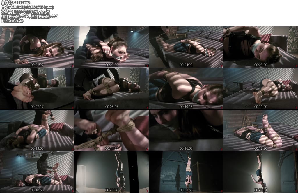 [欧美绳艺] RussianFetish Elisara in trouble-丝依依