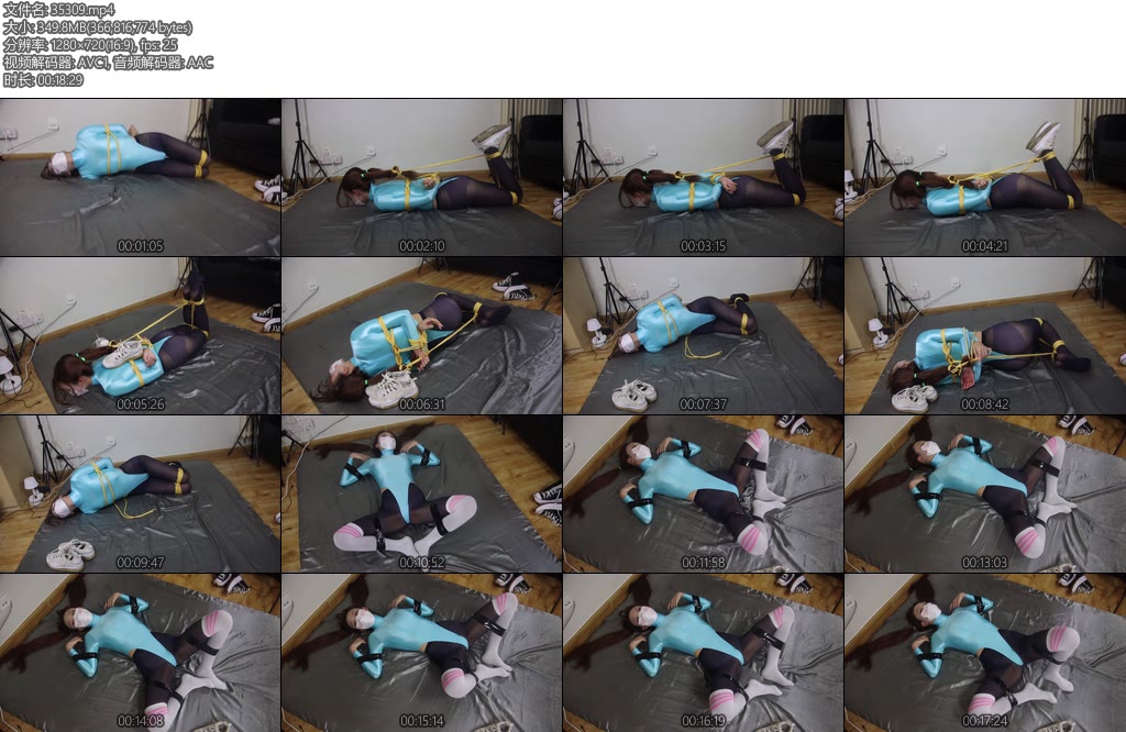 [亚洲绳艺] and 两种姿势放置-丝依依