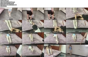 [御仙原创] 白丝舞蹈生虐足足部训练-丝依依