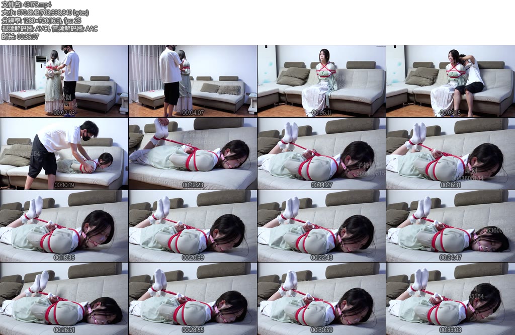 [子衿原创] 小雪汉服口球驷马放置-丝依依