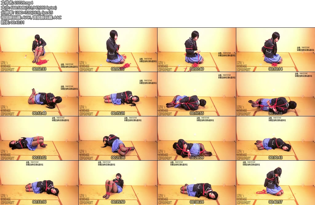 [莉雅原创] 定时锁驷马自缚 丝袜堵嘴-丝依依