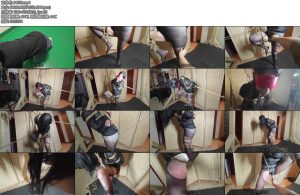 [缚手五爷] 不听话的小母狗捆绑挣扎驷马后手直臂调教羞辱-丝依依