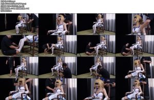 [象人原创] 小0SaberLily被蒙眼勒嘴固定在椅子上面接受可能出现的各种干扰-丝依依