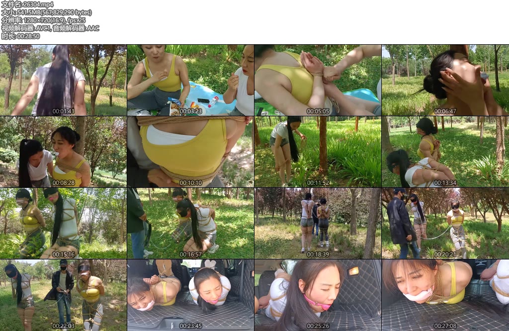 [一绳所爱] 野外车劫 （下集）笑笑 紫涵-丝依依