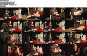 [四季屋] 模特奶猫跟缚手打赌留把剪子自己就可以脱缚尝试许久后最终只能无奈求饶-丝依依