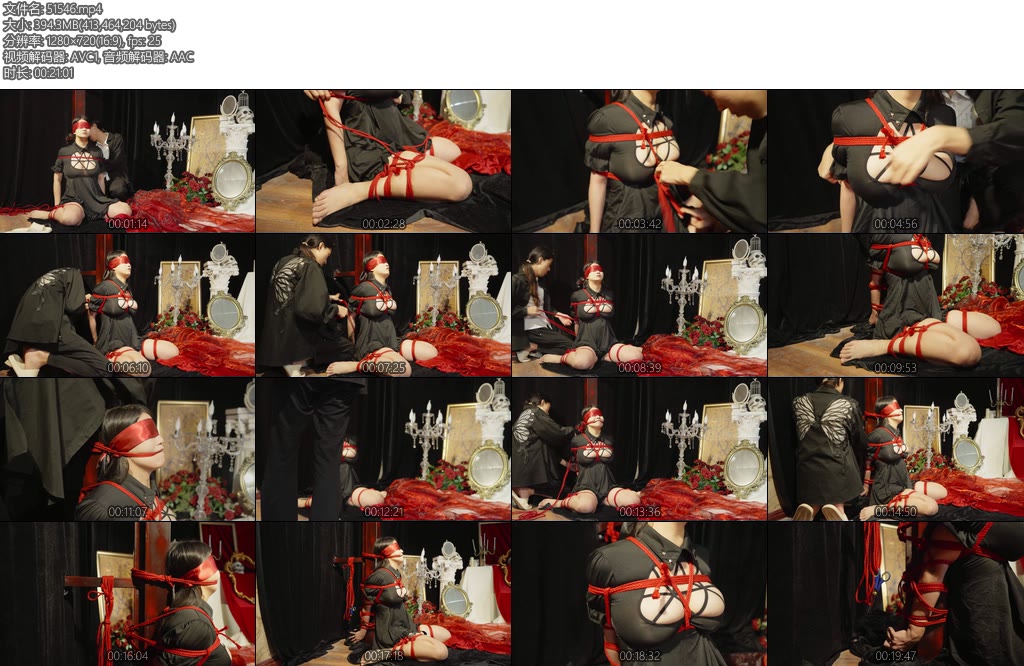 [四季屋] 模特奶猫跟缚手打赌留把剪子自己就可以脱缚尝试许久后最终只能无奈求饶-丝依依