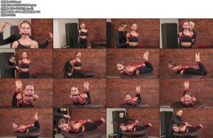 [欧美绳艺] Lali tried bondage for the first time in her life Hogtied and ballgagged-丝依依