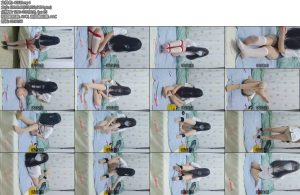 [新月原创] 玉箫家庭作业（21）肉丝ol职业装眼镜娘自缚驷马镣铐拘束高跟鞋真好玩-丝依依