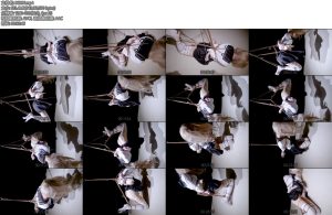 [亚洲绳艺] 伊那嵐枫 jk小枫的驷马吊缚-丝依依