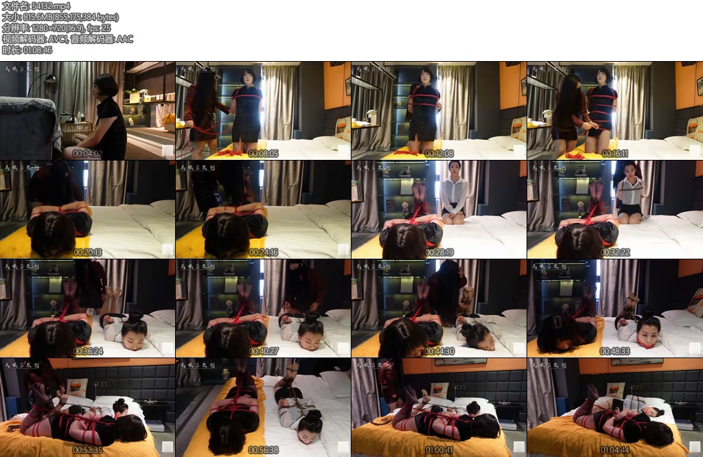 [美曦原创] 真女与伪娘双人篇素人改造伪娘第五期妆造的魅力吸引的不止止是异性特别嘉宾诺米旗袍素人伪娘和ol制服真女的双人紧缚驷马捆绑床上挣扎皮鞭口球挠痒紧缚调教说是挣脱游戏貌似也挣脱不开-丝依依