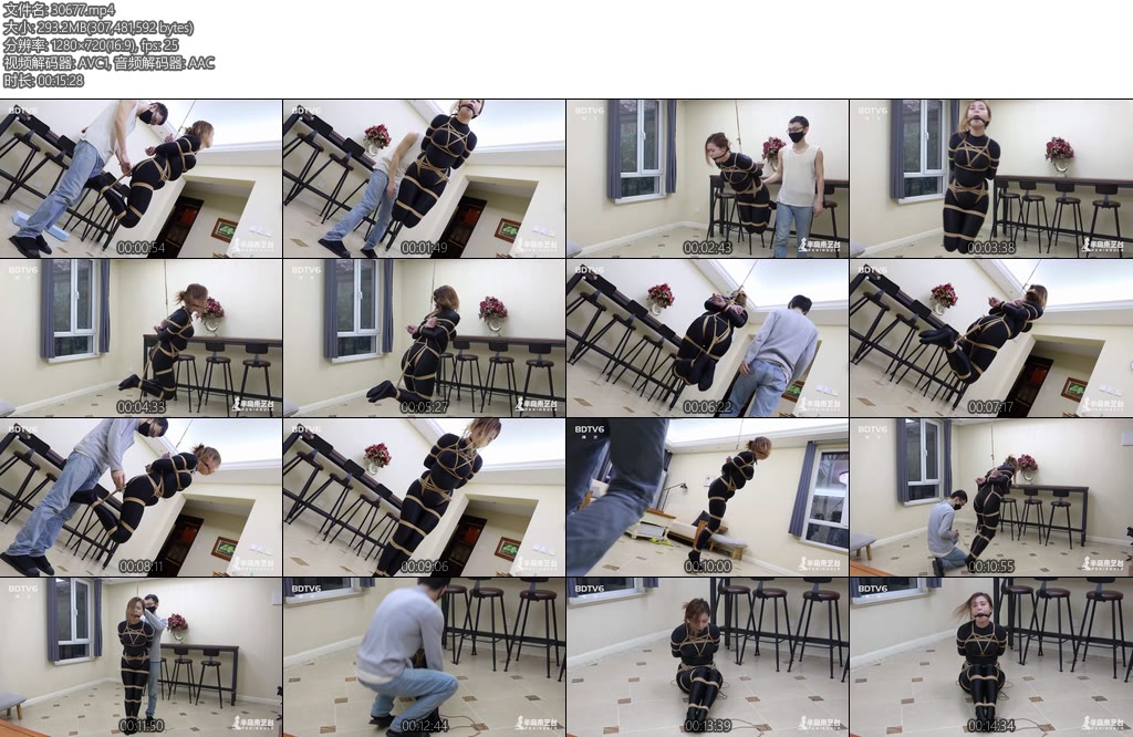 [半岛束艺] 少妇的秋千~雪碧-丝依依