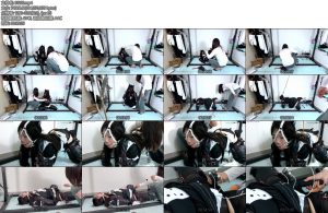 [冷月原创] K9犬奴装备训练伪娘M前面震动后面炮击还带着马具口塞只能像狗一样接受女王得调教小男娘疯狂喷射-丝依依