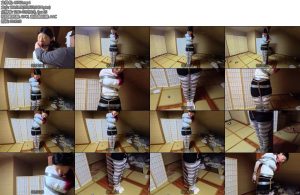 [渎竺原创] 川川OL职业装,银色胶带密集缠绕柱缚上-丝依依