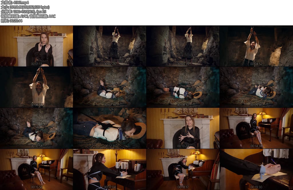 [欧美绳艺] Chloe Toy Bondage Writer Bound-丝依依