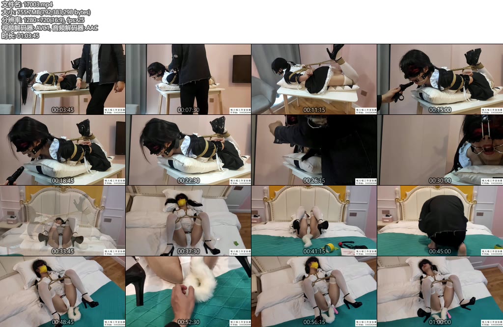 [嗷大喵] 被绑架贩卖的二次元少女（第三集）-丝依依