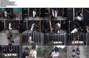 [一绳有你] 巾帼星魂发报时小星星被捕五花紧缚吊打走绳驷马挠脚心坚强不屈被拉到小铁路大绑插标枪决牺牲-丝依依