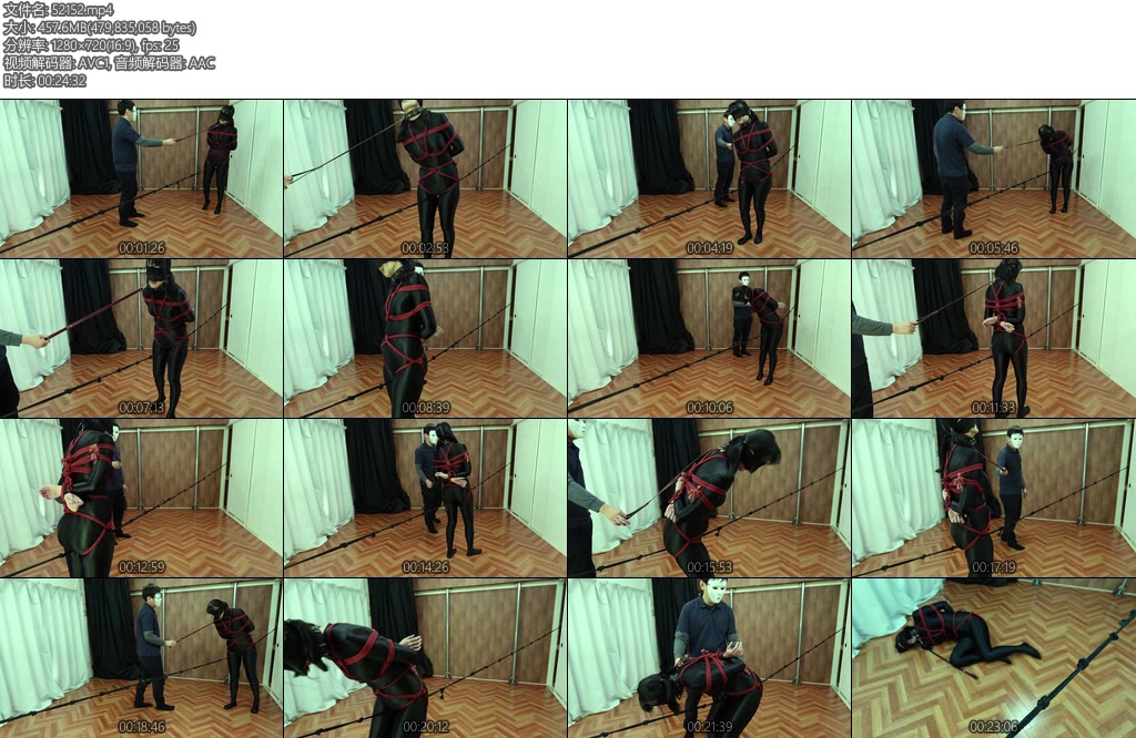 [亚洲绳艺] 股縄闊歩ツインテ女子に起きた悲劇　Crotch rope walk] Tragedy that happened to a girl with twin tails-丝依依