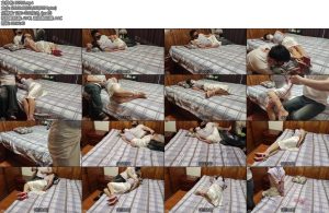 [墨色原创] 真丝长裙高跟鞋床上捆绑聊天-丝依依