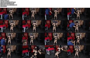 [随心原创] 杨蕊金色的乳链电刑椅子各种鞭打拷问-丝依依