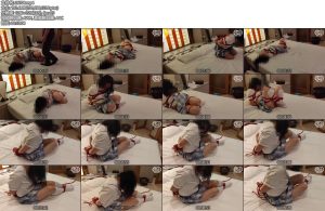 [亚洲绳艺] セーラー服姿の女の子が全身緊縛されて転がされて蹴られたりする-丝依依