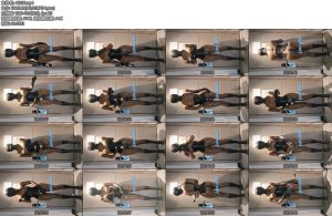 [Lust原创] 透明黑胶衣X_X头套-丝依依