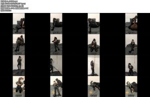 [弑天屠] 被下黑手黑色胶衣黑长靴萍萍玩游戏败北惩罚奖励与惩罚2-丝依依