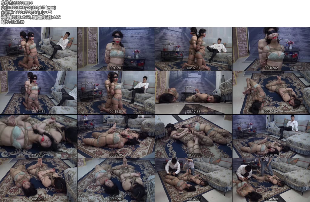 [胜景影视] 双M连缚固定-丝依依