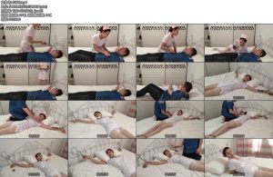 [随心原创] 诺米风骚女护士调戏男犯人被反制调叫-丝依依