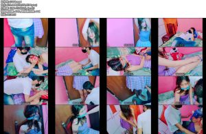 [亚洲绳艺] 穿着迷你裙玩氯仿游戏的少女当他的父母离开时他和他的兄弟一起玩 哥哥给妹妹下药绑了好几次-丝依依