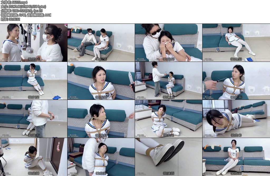 [梦川原创] 父债女还咕咕海军服日式束缚堵嘴-丝依依