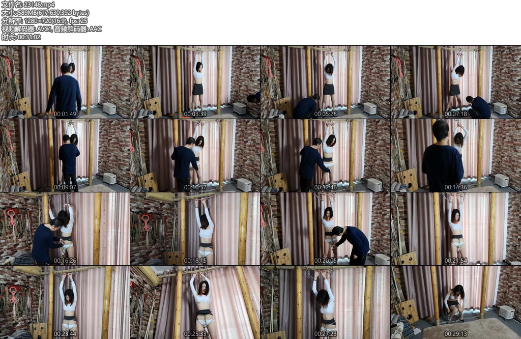 [随心原创] 柳洋金属禁锢 展现完美的身材-丝依依