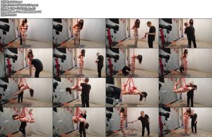 [随心原创] 杨蕊 红绳悬吊空中转圈-丝依依