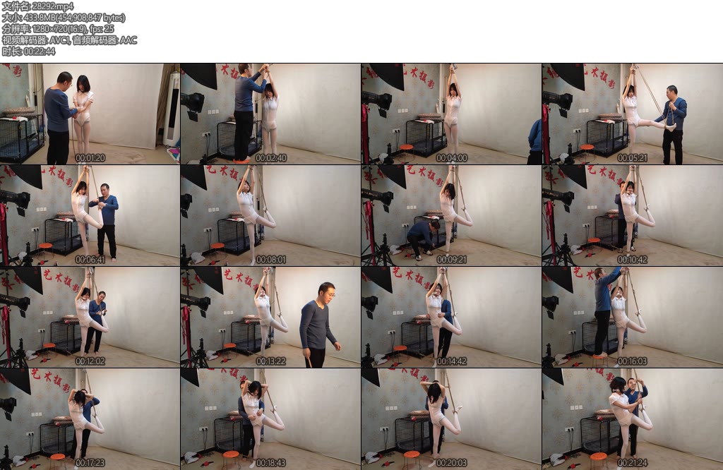 [随心原创] 妍妍 举手吊垫脚吊 躲闪不开的双手-丝依依